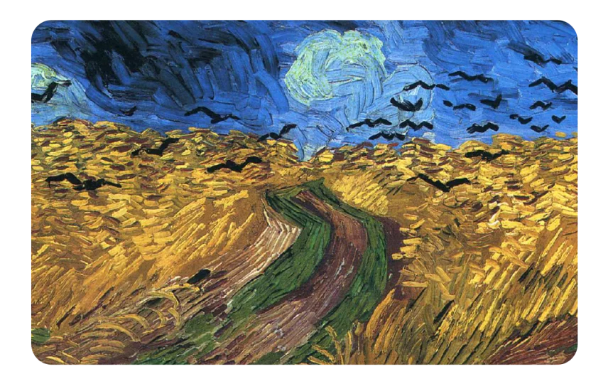 Wheatfield With Crows