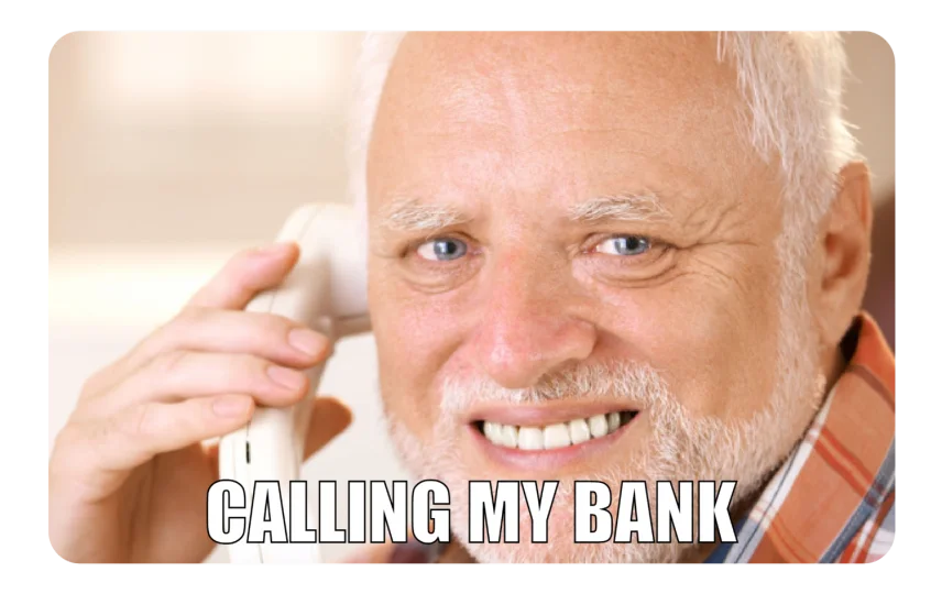 Calling My Bank