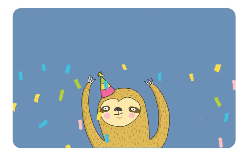 Party Sloth