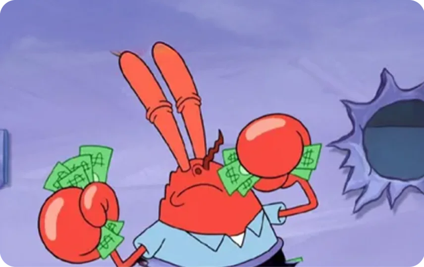 Mr Krabs Money