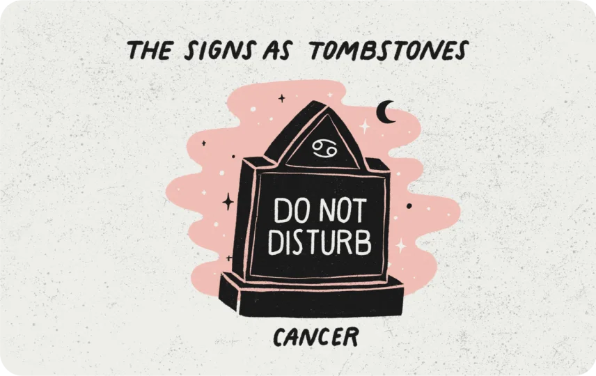 Cancer as a Tombstone