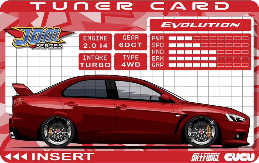 Evo X Tuner Card