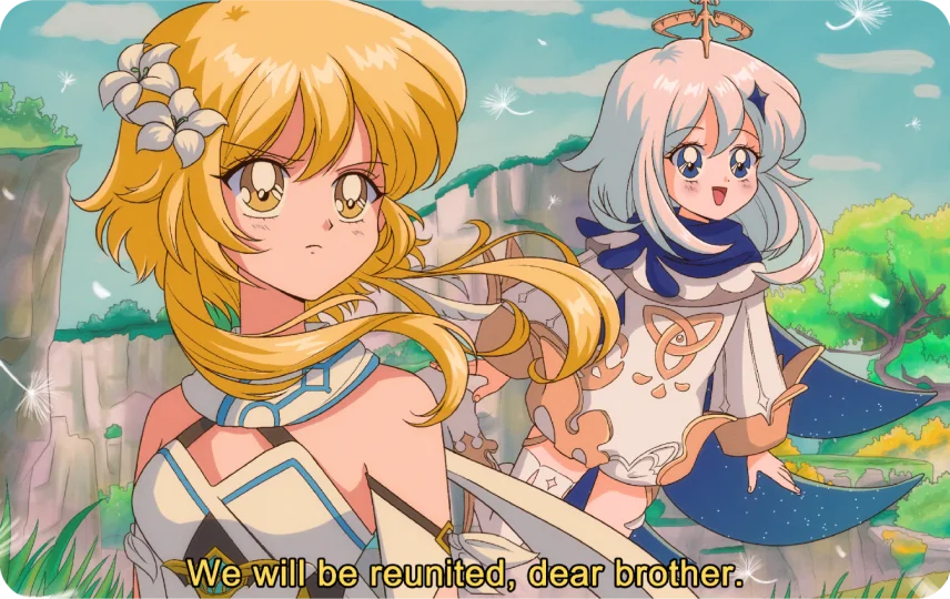 Lumine and Paimon