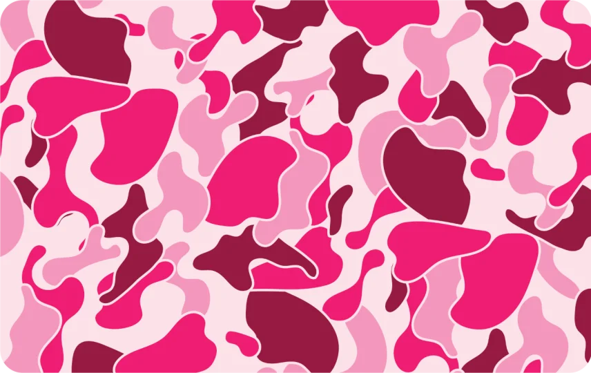Ape Camo Pink