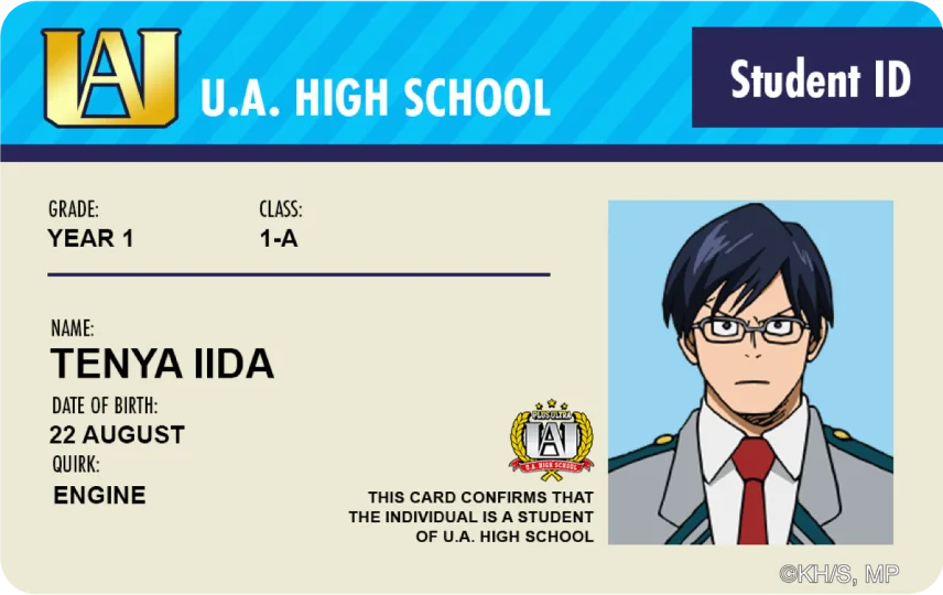 Student ID - Tenya Iida