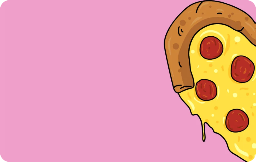 Pizza Heart (Left)