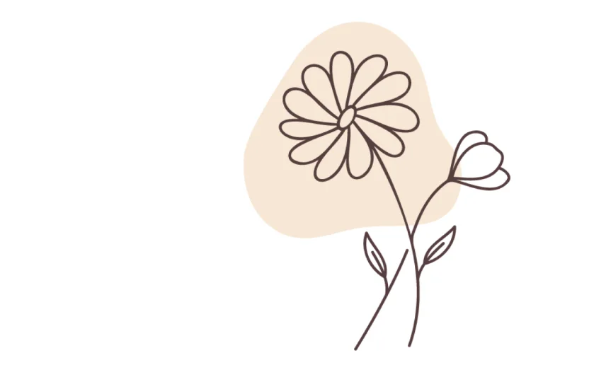 Flower Doodle Orange