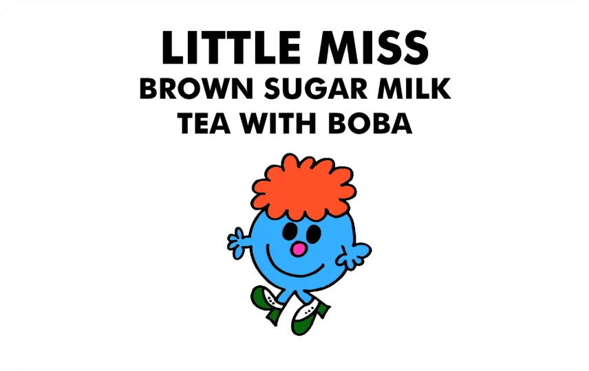 Little Miss Brown Sugar Milk Boba Tea
