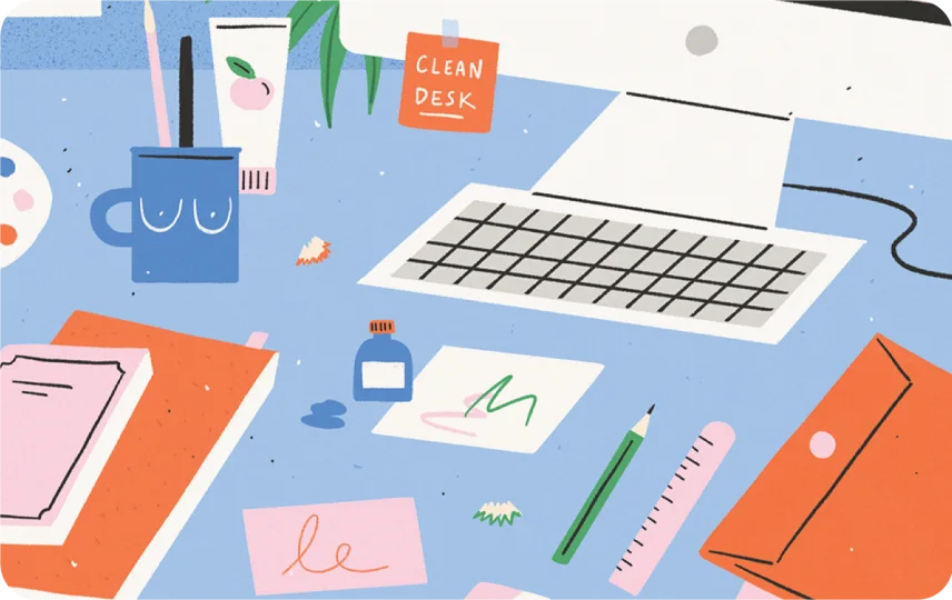 Messy Desk