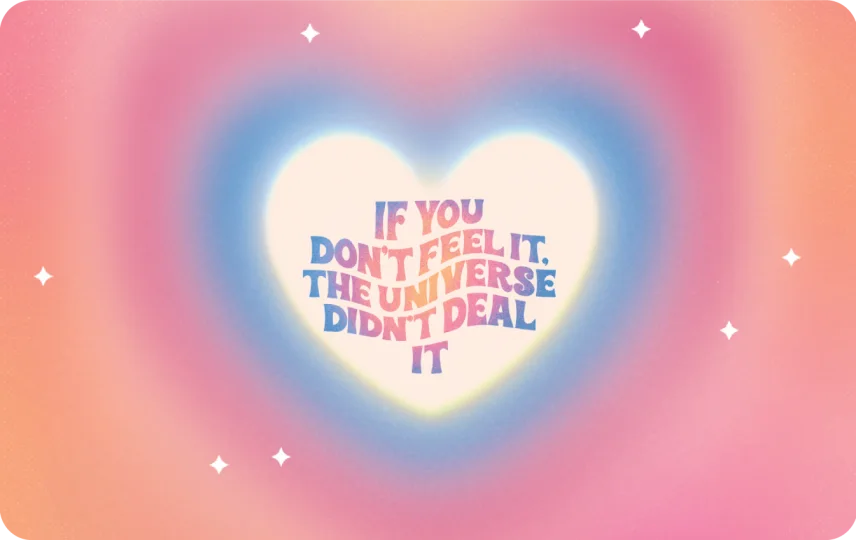 If you dont feel it