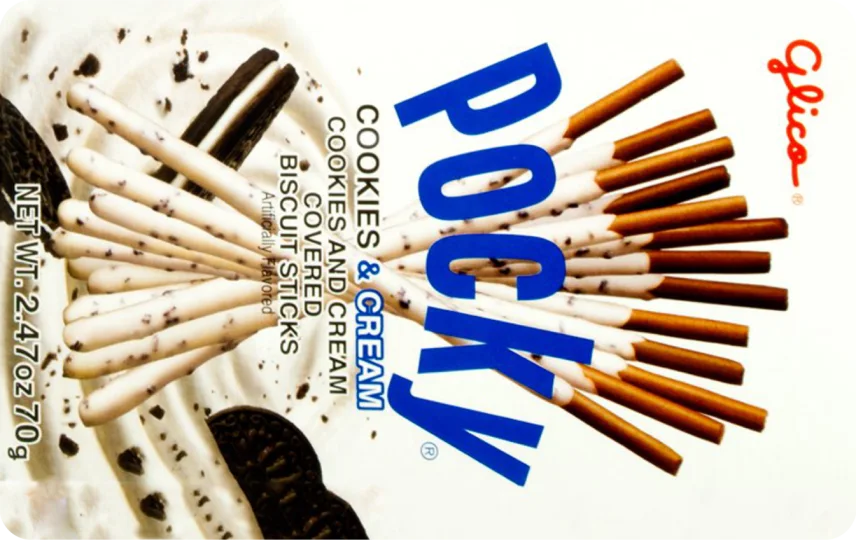 Pocky Cookies and Cream