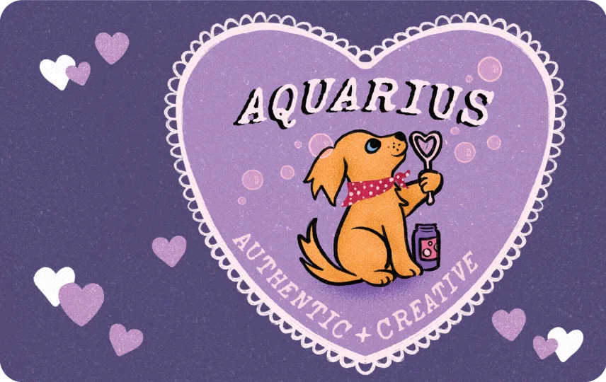 Aquarius puppy love