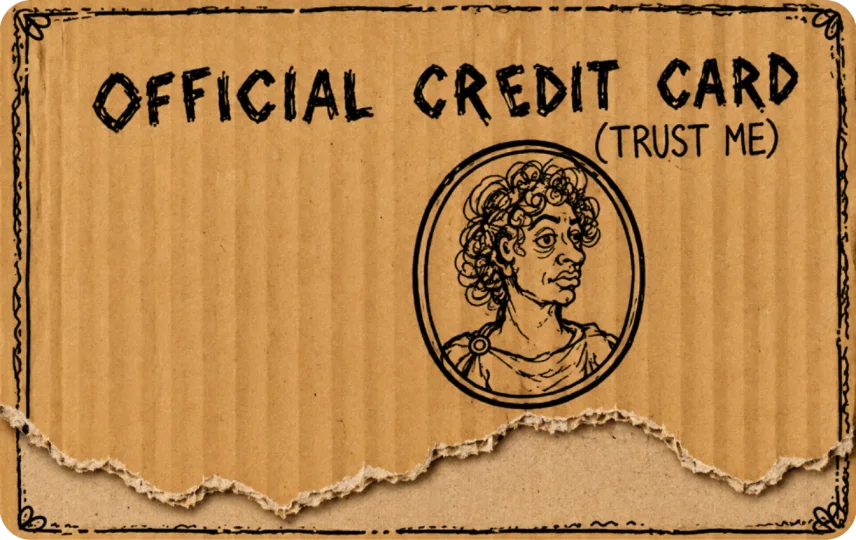 Cardboard Credit Card