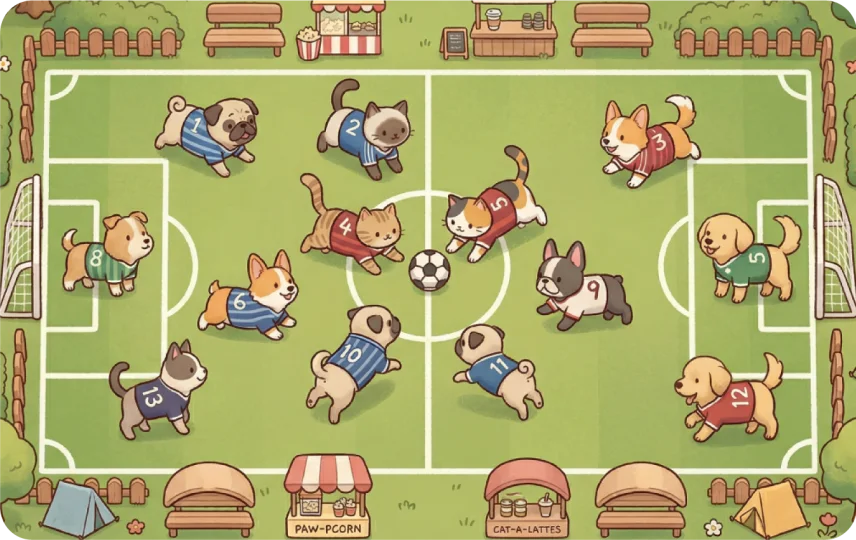 Cozy Soccer Match