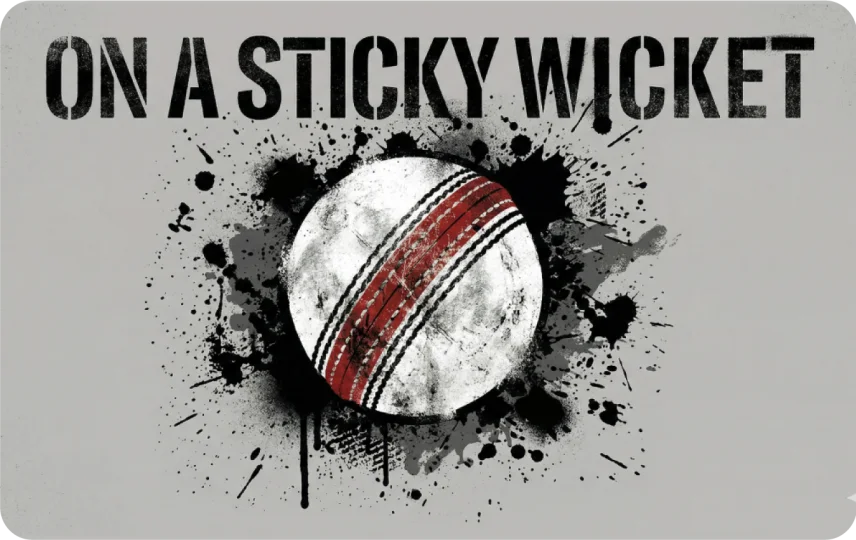 On A Stickey Wicket