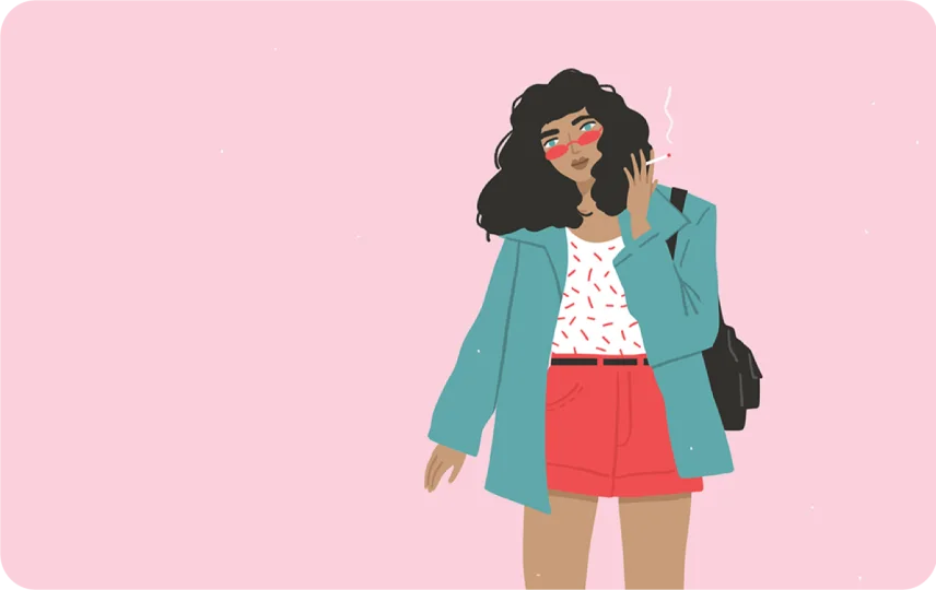 Girl Smoking