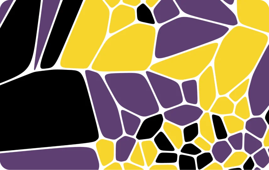 Purple and Yellow Stones