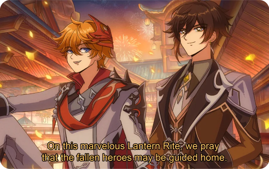 Tartaglia and Zhongli