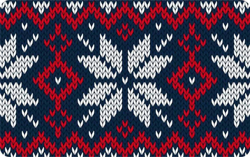 Ugly Xmas Sweater Snow Flakes