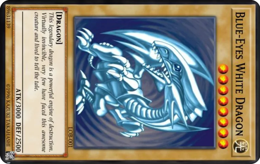 Blue Dragon Card