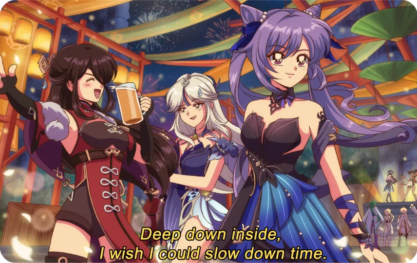 Beidou, Ninguang and Keqing