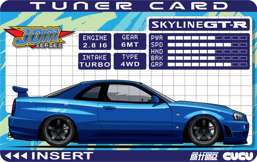 Tuner Card R34 GT-R