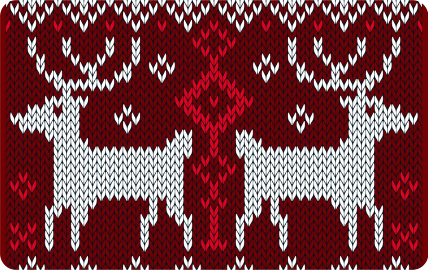 Ugly Xmas Sweater Reindeer