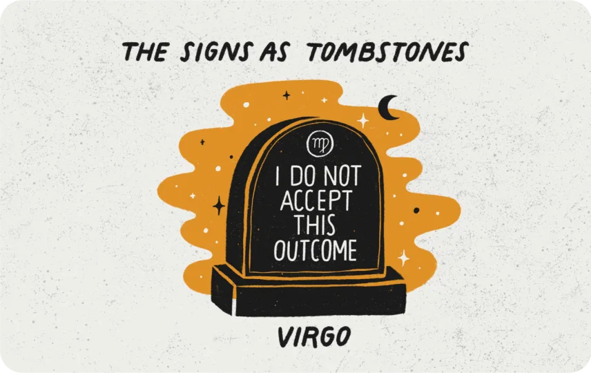Virgo as a Tombstone