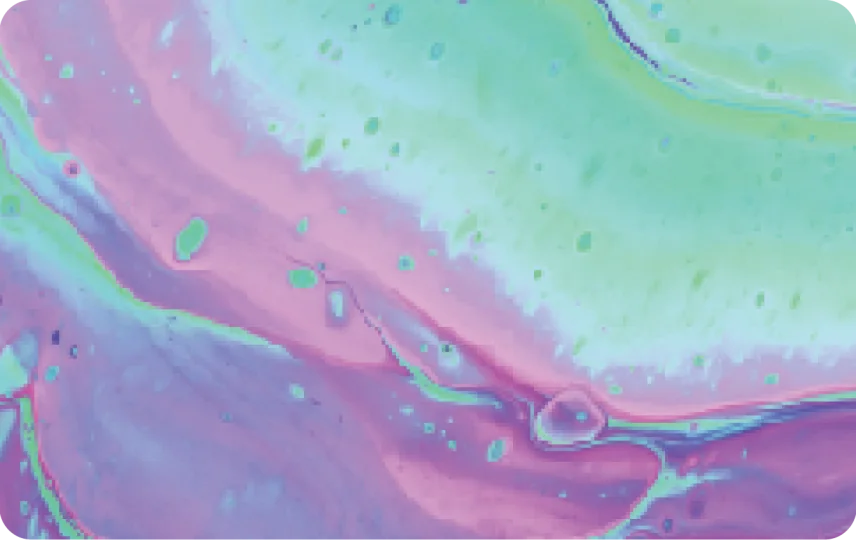 Abstract Paint Teal and Purple