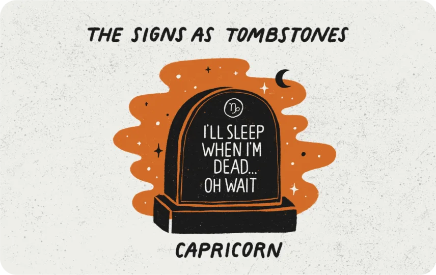 Capricorn as a Tombstone