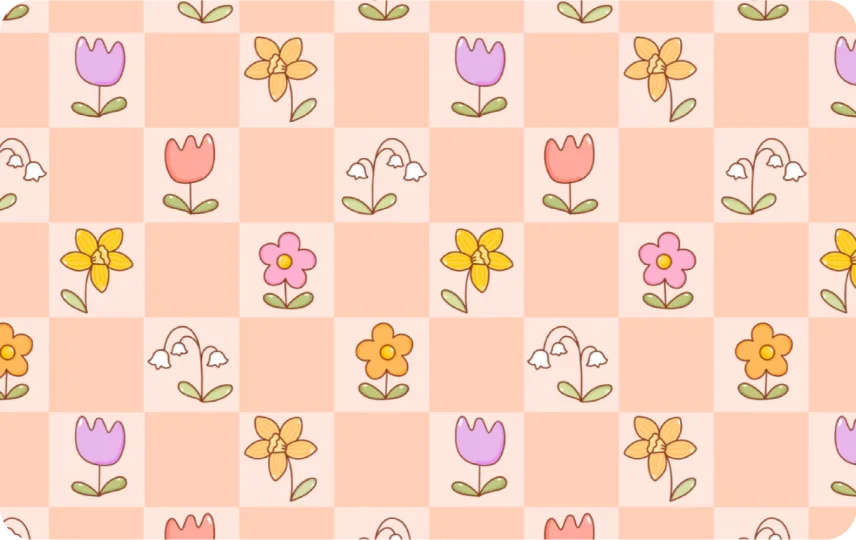 Checkered Flowers