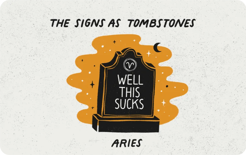 Aries as a Tombstone
