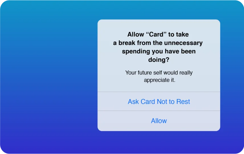 Card needs a break
