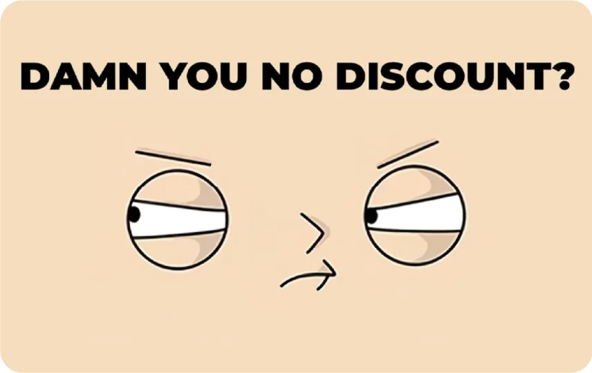 Damn You No Discount?
