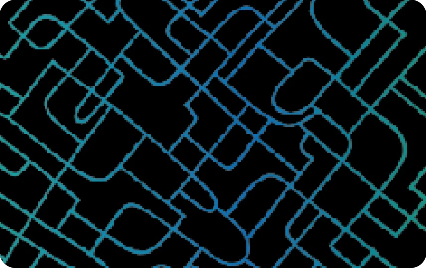 Abstract Pattern Blue