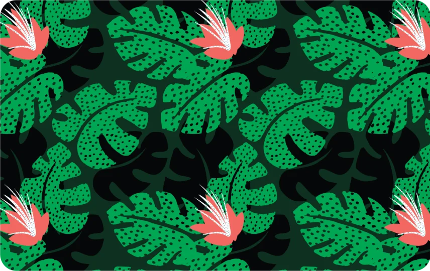 Toucan Jungle Pattern