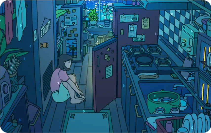 Blue Kitchen